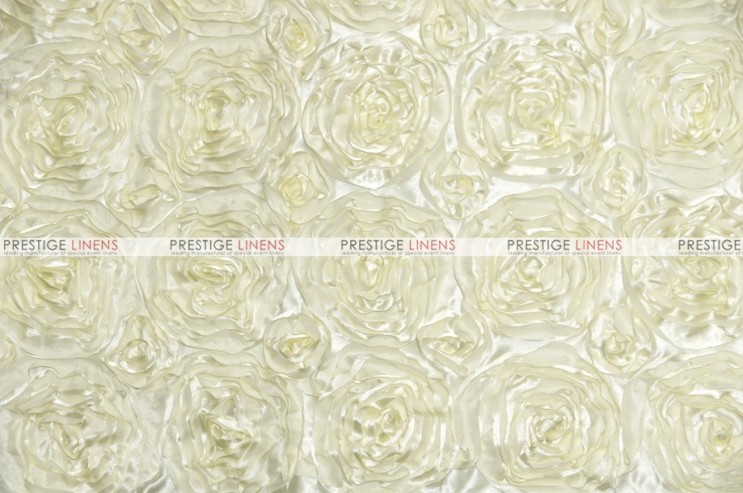 Rosette Satin - Fabric by the yard - Ivory