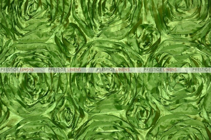 Rosette Satin - Fabric by the yard - Lime