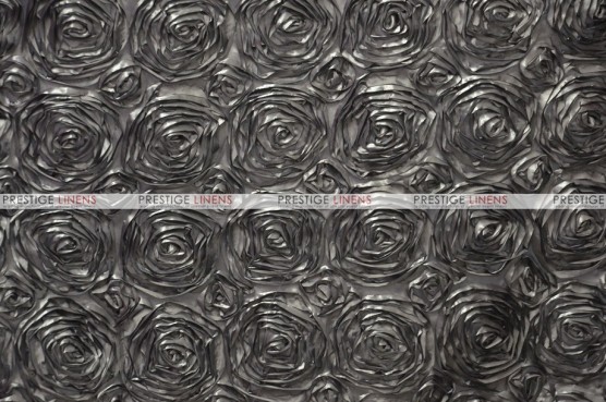 Rosette Satin - Fabric by the yard - Platinum