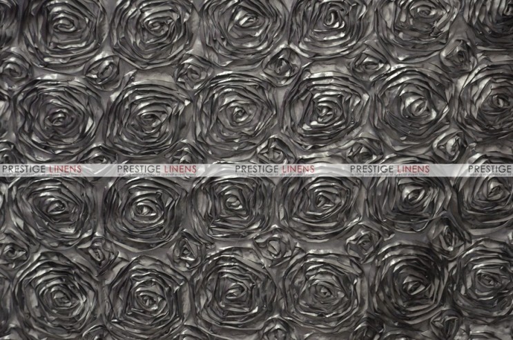 Rosette Satin - Fabric by the yard - Platinum