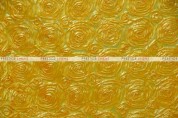 Rosette Satin - Fabric by the yard - Yellow