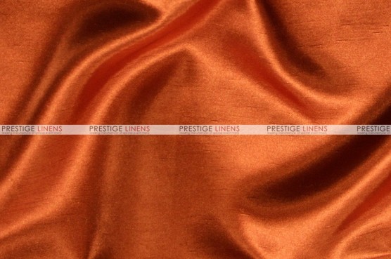 Shantung Satin - Fabric by the yard - 337 Rust