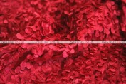 Snow Petal - Fabric by the yard - Red