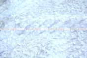 Snow Petal - Fabric by the yard - White