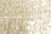 Leaf Petal Taffeta Draping - Ivory