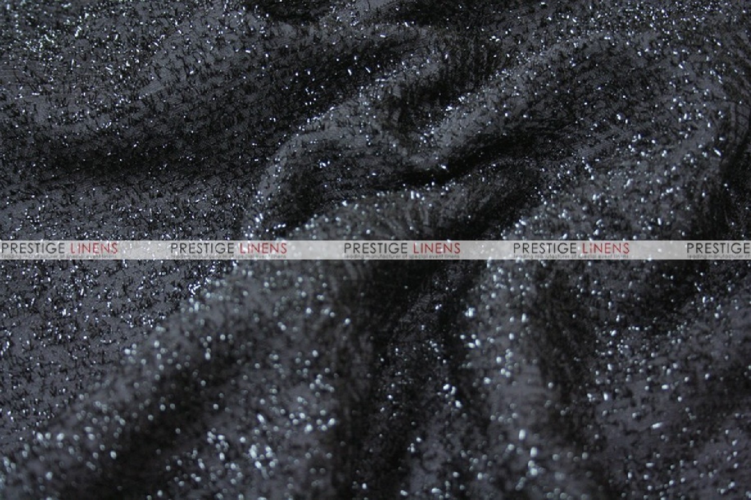 Sparkle Dust Fabric by the yard Black Prestige Linens