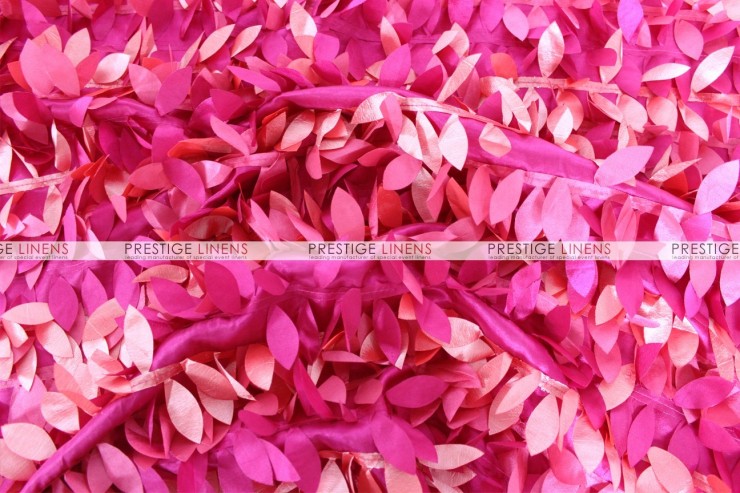 Leaf Petal Taffeta Draping - Multi Fuchsia