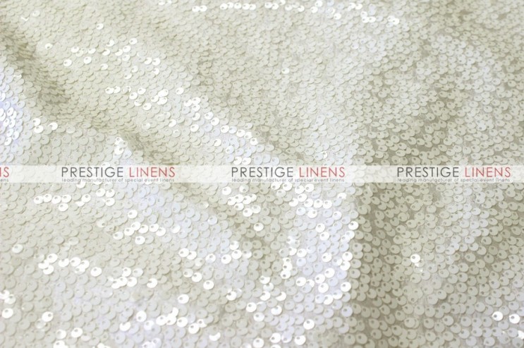 Taffeta Sequins Embroidery - Fabric by the yard - Ivory