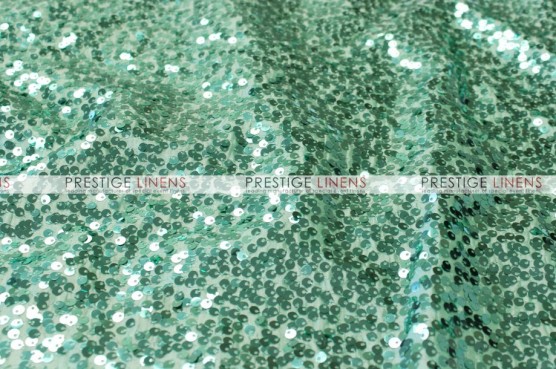 Taffeta Sequins Embroidery - Fabric by the yard - Mint