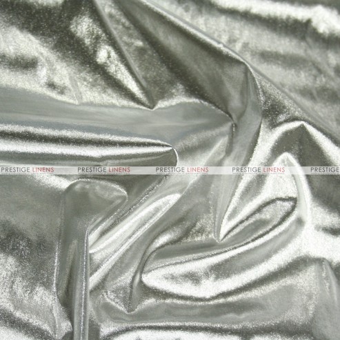 Silver Satin Fabric - by The Yard