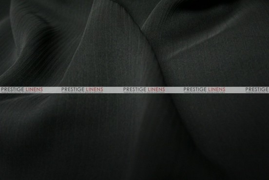 Two Tone Chiffon - Fabric by the yard - Black