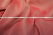 Two Tone Chiffon - Fabric by the yard - Coral/Pink