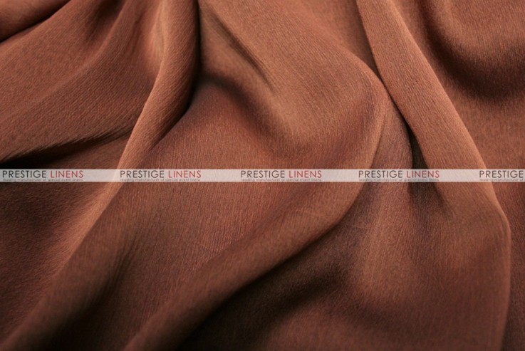 Two Tone Chiffon - Fabric by the yard - Rust