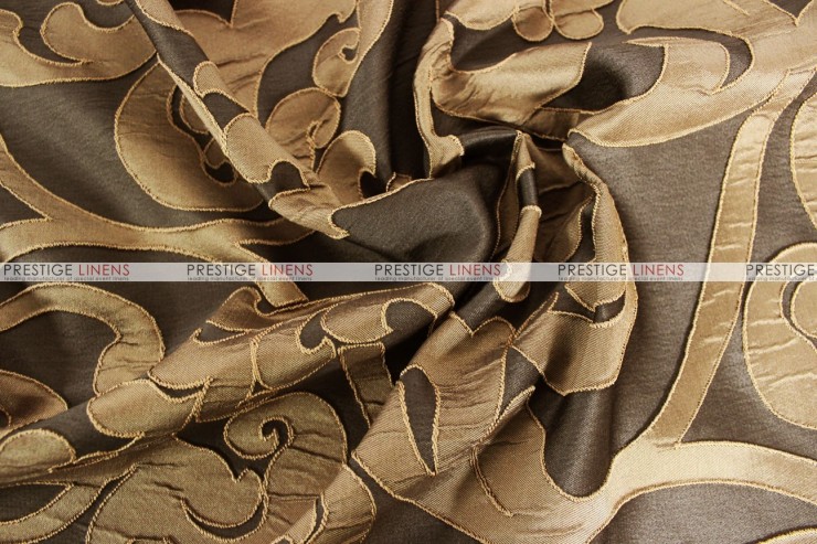 Victorian Damask - Fabric by the yard - Chocolate