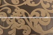 Victorian Damask - Fabric by the yard - Chocolate