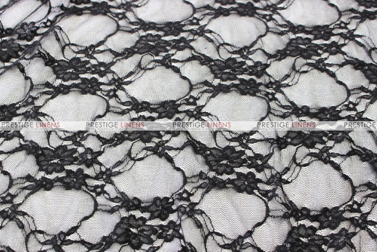 Victorian Stretch Lace - Fabric by the yard - Charcoal