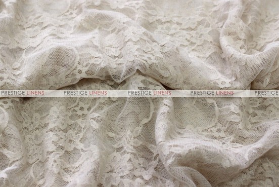 Victorian Stretch Lace - Fabric by the yard - Champagne