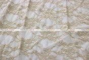 Victorian Stretch Lace - Fabric by the yard - Champagne