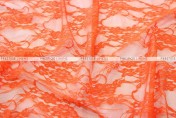 Victorian Stretch Lace - Fabric by the yard - Orange