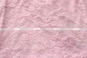 Victorian Stretch Lace - Fabric by the yard - Pink