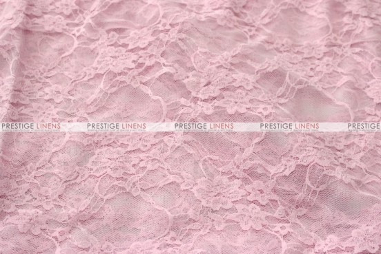 Victorian Stretch Lace - Fabric by the yard - Pink - Prestige Linens