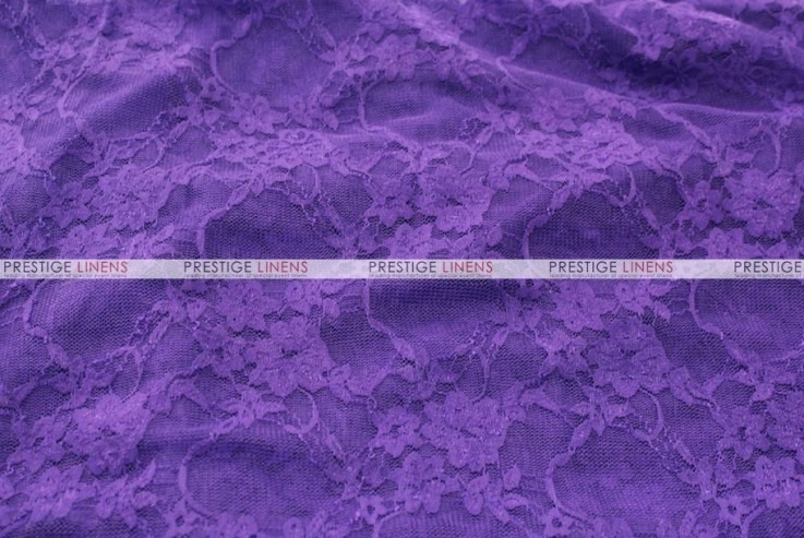 Victorian Stretch Lace - Fabric by the yard - Purple