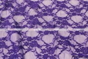 Victorian Stretch Lace - Fabric by the yard - Purple