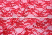 Victorian Stretch Lace - Fabric by the yard - Red