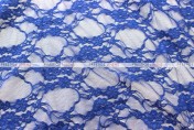 Victorian Stretch Lace - Fabric by the yard - Royal