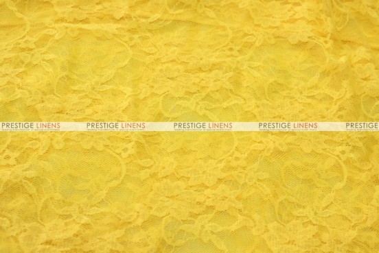 Victorian Stretch Lace - Fabric by the yard - Yellow