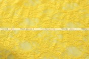 Victorian Stretch Lace - Fabric by the yard - Yellow