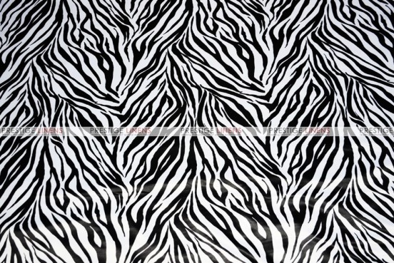 Zebra Print Lamour - Fabric by the yard - White