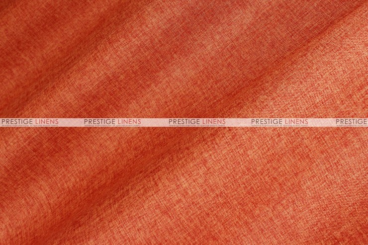 Vintage Linen Table Runner - Dk Orange