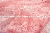 Rachelle Lace - Fabric by the yard - 432 Coral