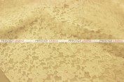Rachelle Lace - Fabric by the yard - 226 Gold