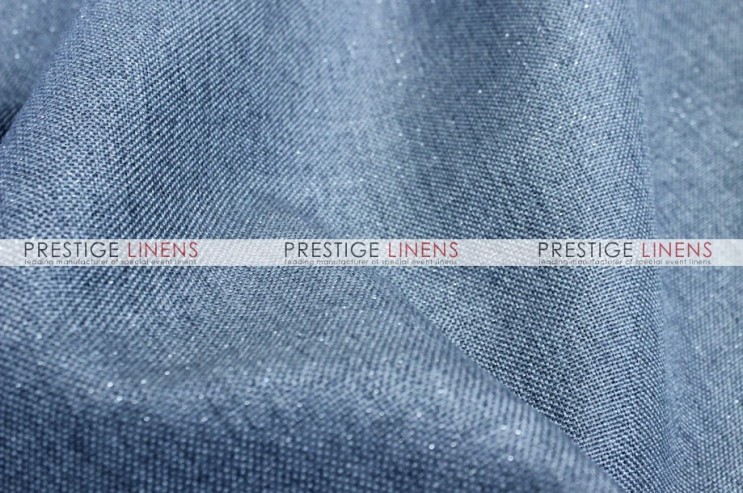 Metallic Linen Draping - Skyblue