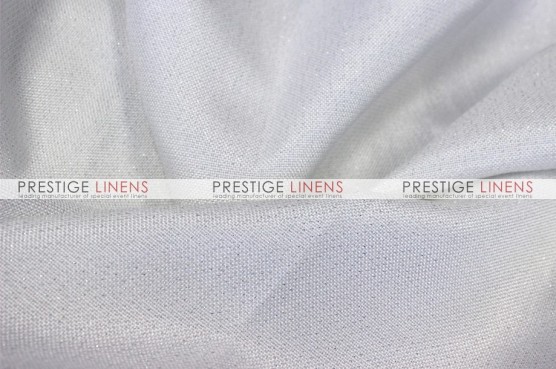 Metallic Linen Draping - White