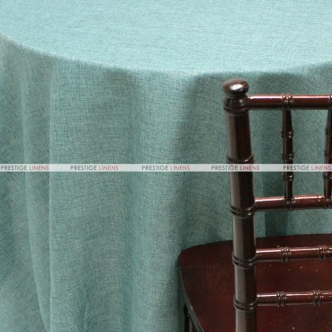 Vintage Linen Table Linen - Seafoam