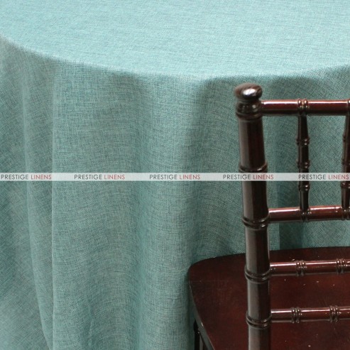 Vintage Linen Table Linen - Seafoam