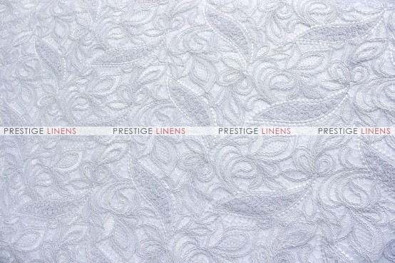 French Lace Table Runner - White