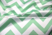 Chevron Print Lamour Table Runner - Mint