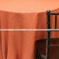 Vintage Linen Pad Cover-Dk Orange