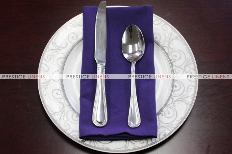 MJS Spun Poly Napkin - Purple