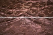 Scarlet Damask - Fabric by the yard - Brown