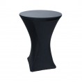 Spandex Tablecloth - 30 Inch Cocktail - Black