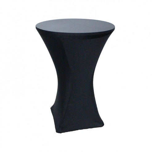 Spandex Tablecloth - 30 Inch Cocktail - Black