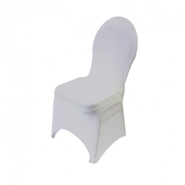 Spandex Banquet Chair Cover - White