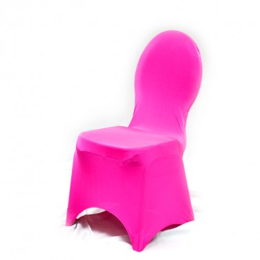 Spandex Banquet Chair Cover - Fuchsia