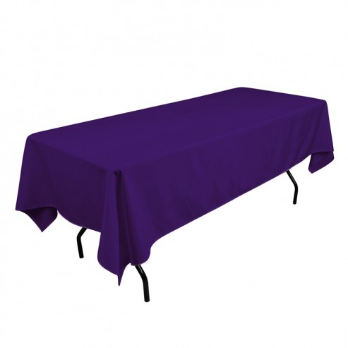 Polyester Tablecloth - 60 x 108 - Purple