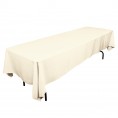 Polyester Tablecloth - 60" x 120" - Ivory